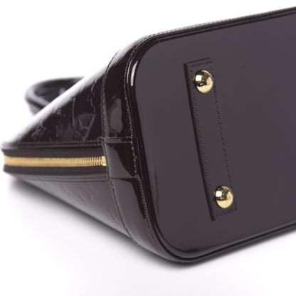 Louis Vuitton Vernis Alma PM Amarante 9 of 10