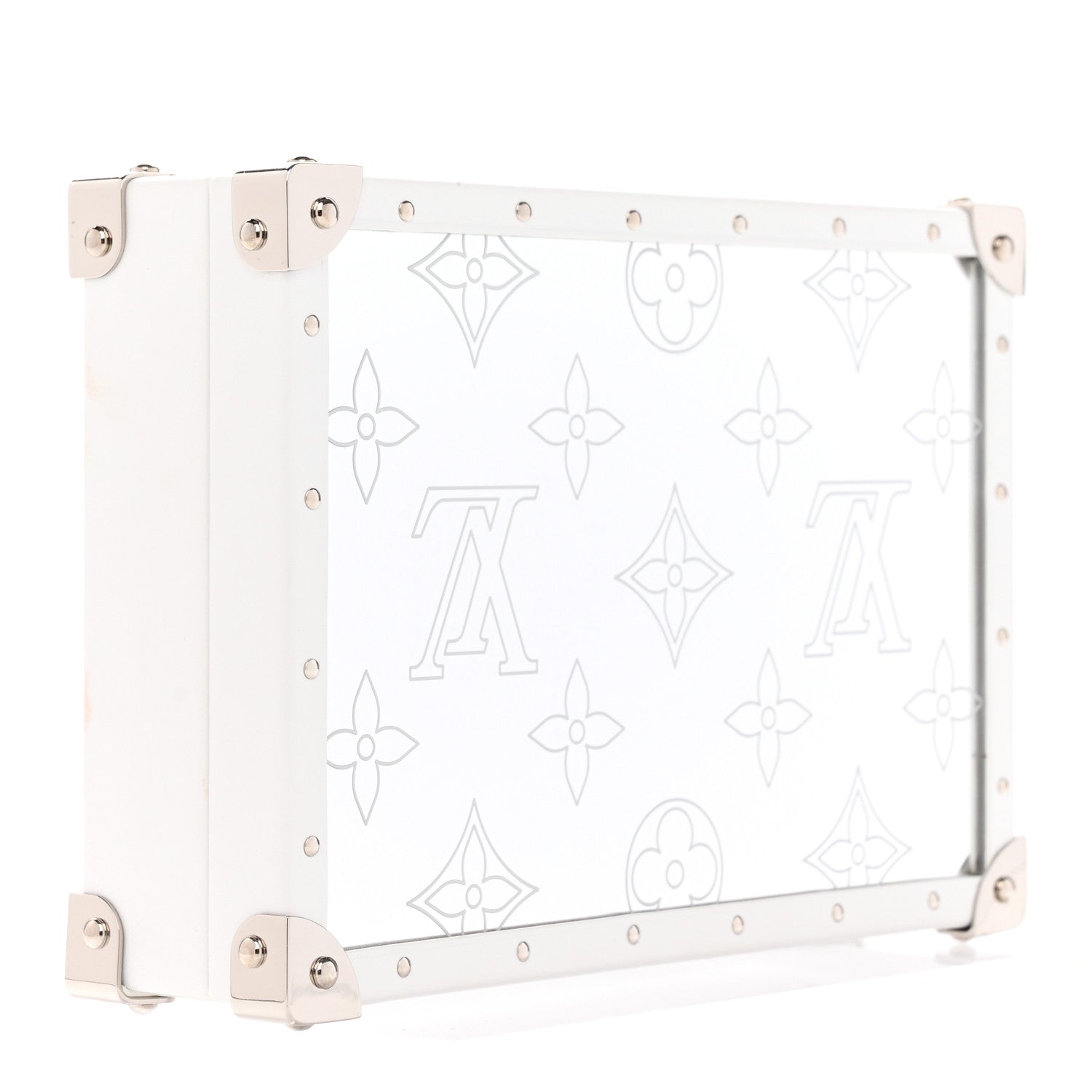 Louis Vuitton Monogram Mirror Jewelry Box White 3 of 10