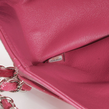 Chanel Patent Jumbo Double Flap Fuchsia 7 of 7