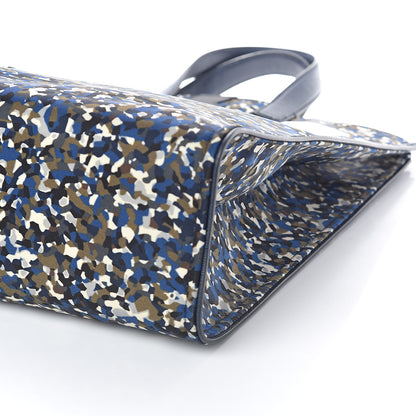 Fendi Nylon Vitello Elite Flamingo Granite Lightning Monster Eyes Vertical Tote Military Lavagna Multicolor 9 of 9
