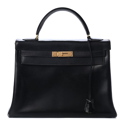 Hermes Box Kelly Retourne 32 Black 1 of 9