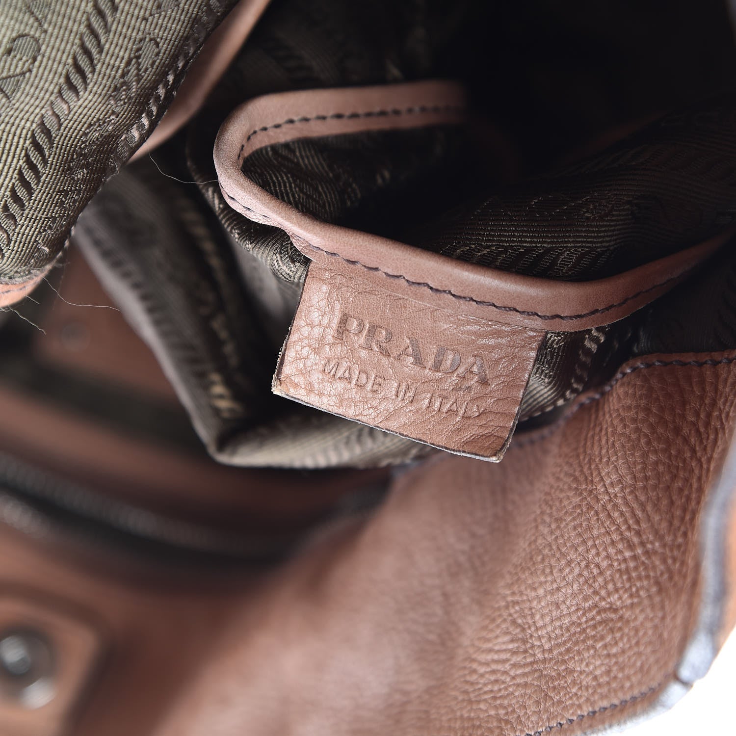 Prada Glace Calfskin Tote Opale Sfumato 7 of 20