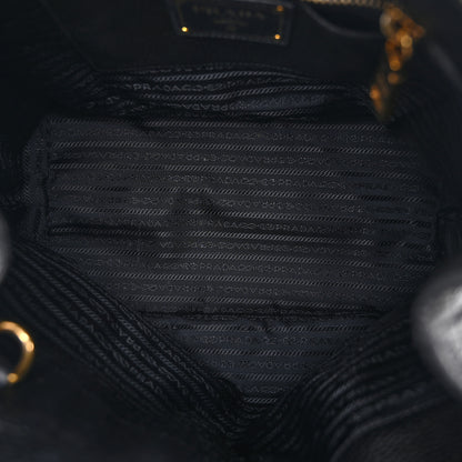 Prada Vitello Daino Tote Black 5 of 11