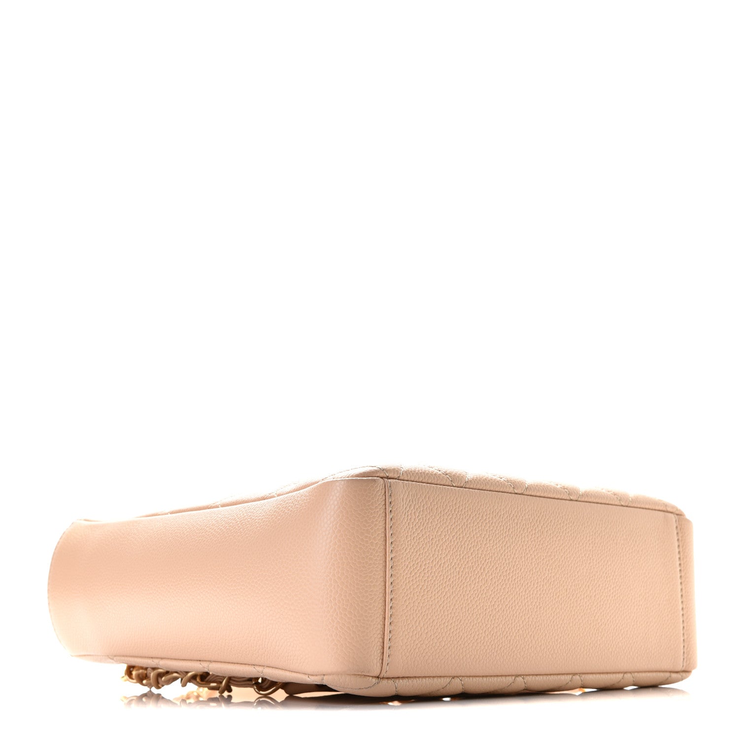 Chanel Caviar Quilted Petit Shopping Tote PST Light Beige 3 of 10