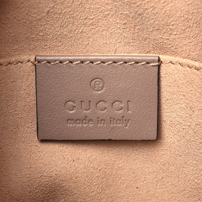 Gucci Calfskin Matelasse Mini GG Marmont Chain Shoulder Bag Porcelain Rose 5 of 7