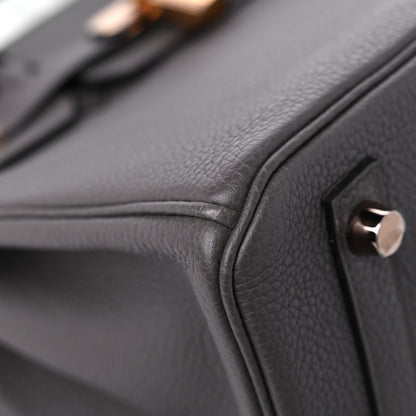Hermes Togo Birkin 30 Etain 8 of 14