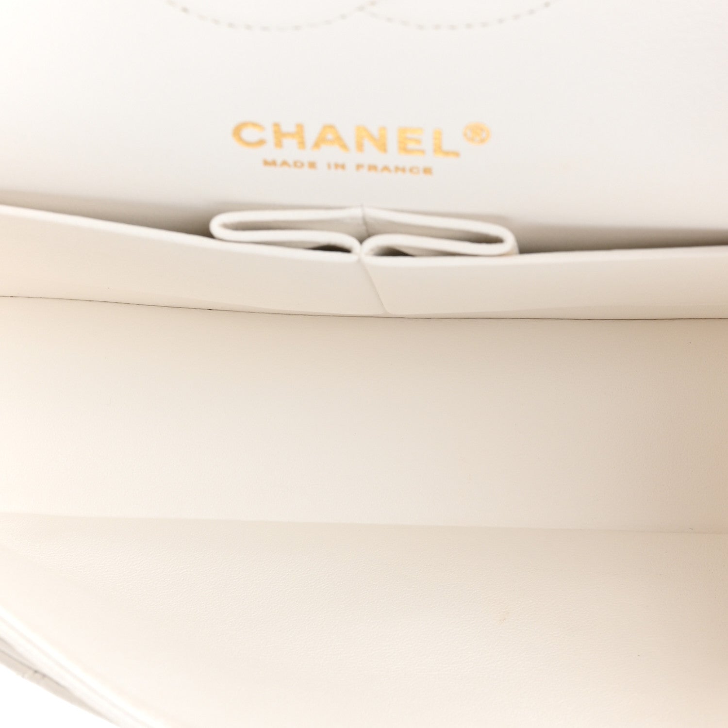 Chanel Caviar Quilted Medium Double Flap White 5 of 15