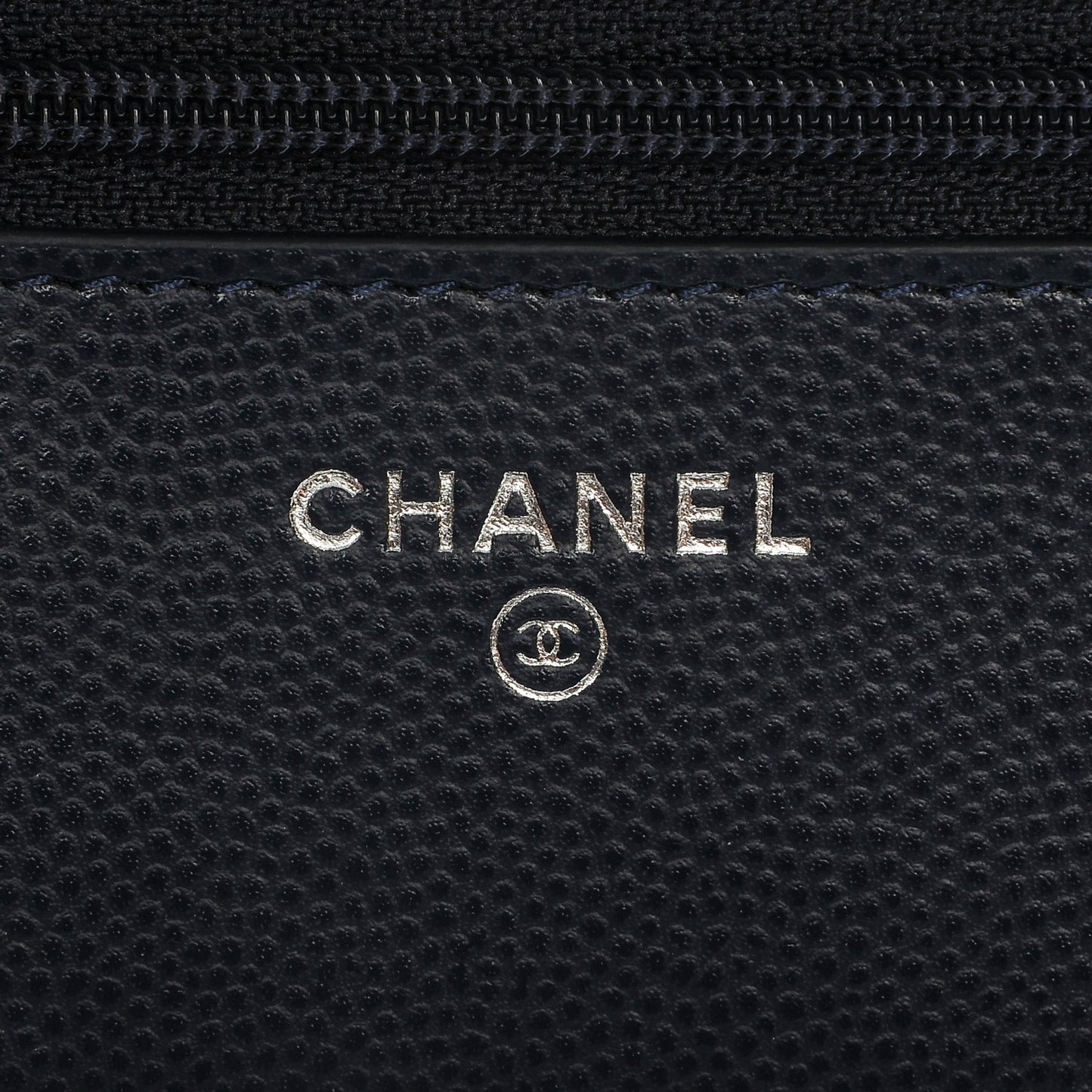 Caviar Chevron Wallet On Chain WOC Navy