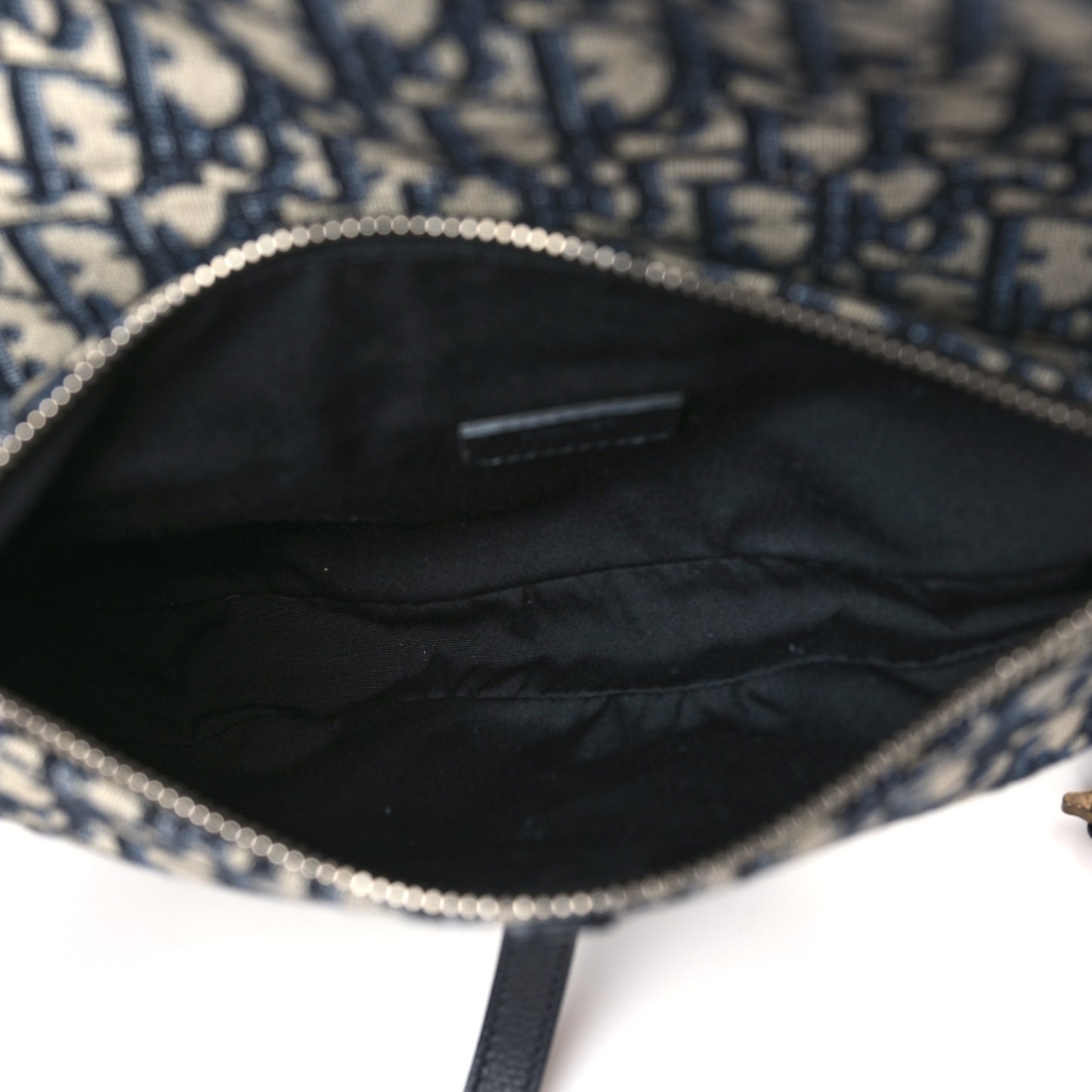 Oblique Mens Saddle Bag Blue