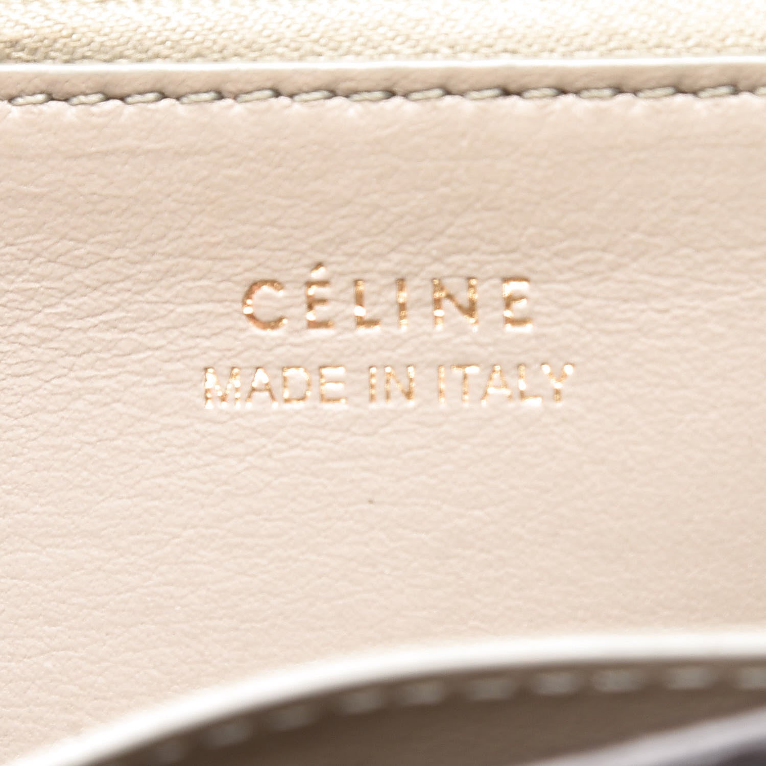 Celine Drummed Calfskin Large Multifunction Flap Wallet Black 7 of 13