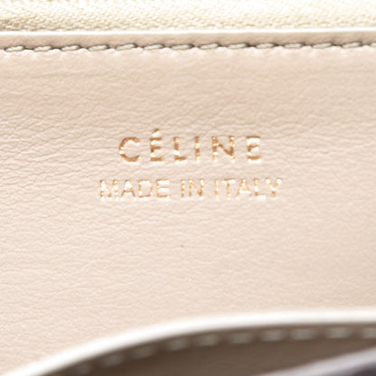 Celine Drummed Calfskin Large Multifunction Flap Wallet Black 7 of 13