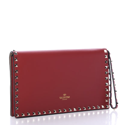 Valentino Garavani Nappa Rockstud Wristlet Clutch Rosso Valentino 2 of 6