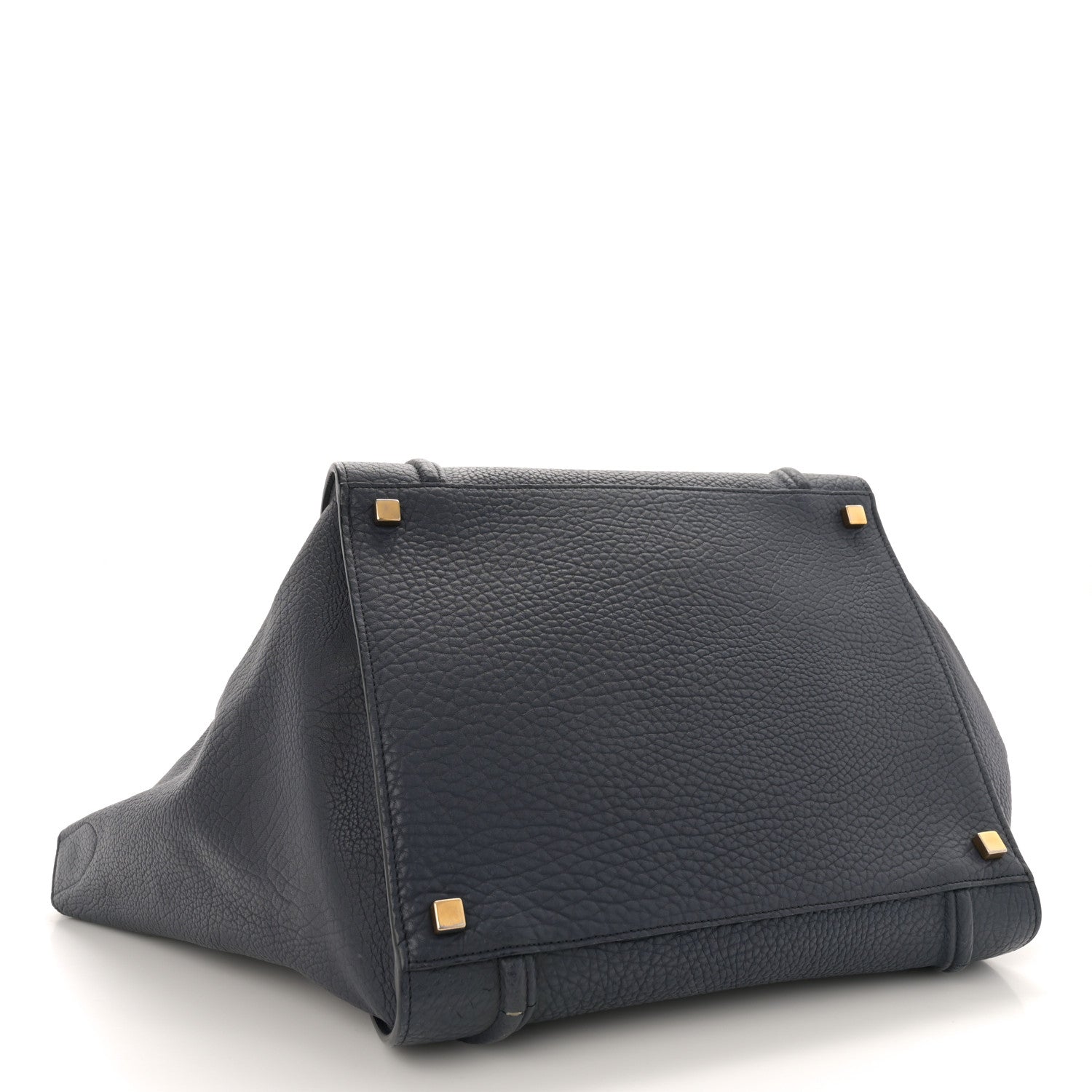 Celine Grained Calfskin Medium Phantom Luggage Deepsea 3 of 15