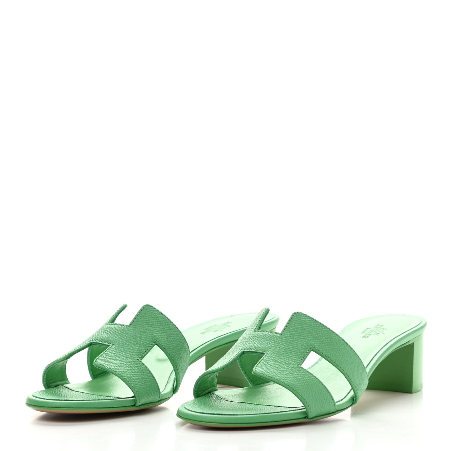 Epsom Oasis Sandals 37.5 Vert Pomme