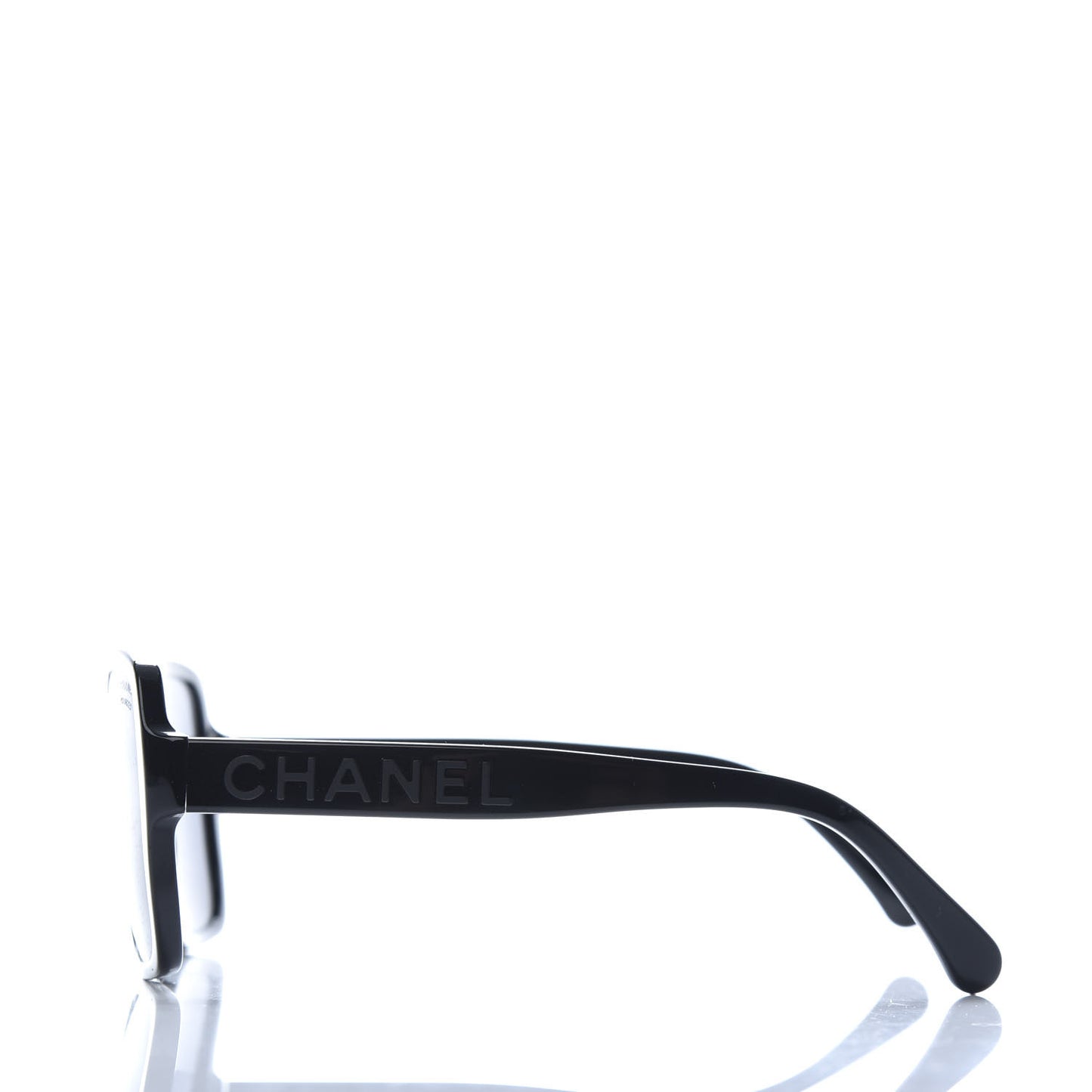 Acetate Polarized Square Sunglasses 5408 Black