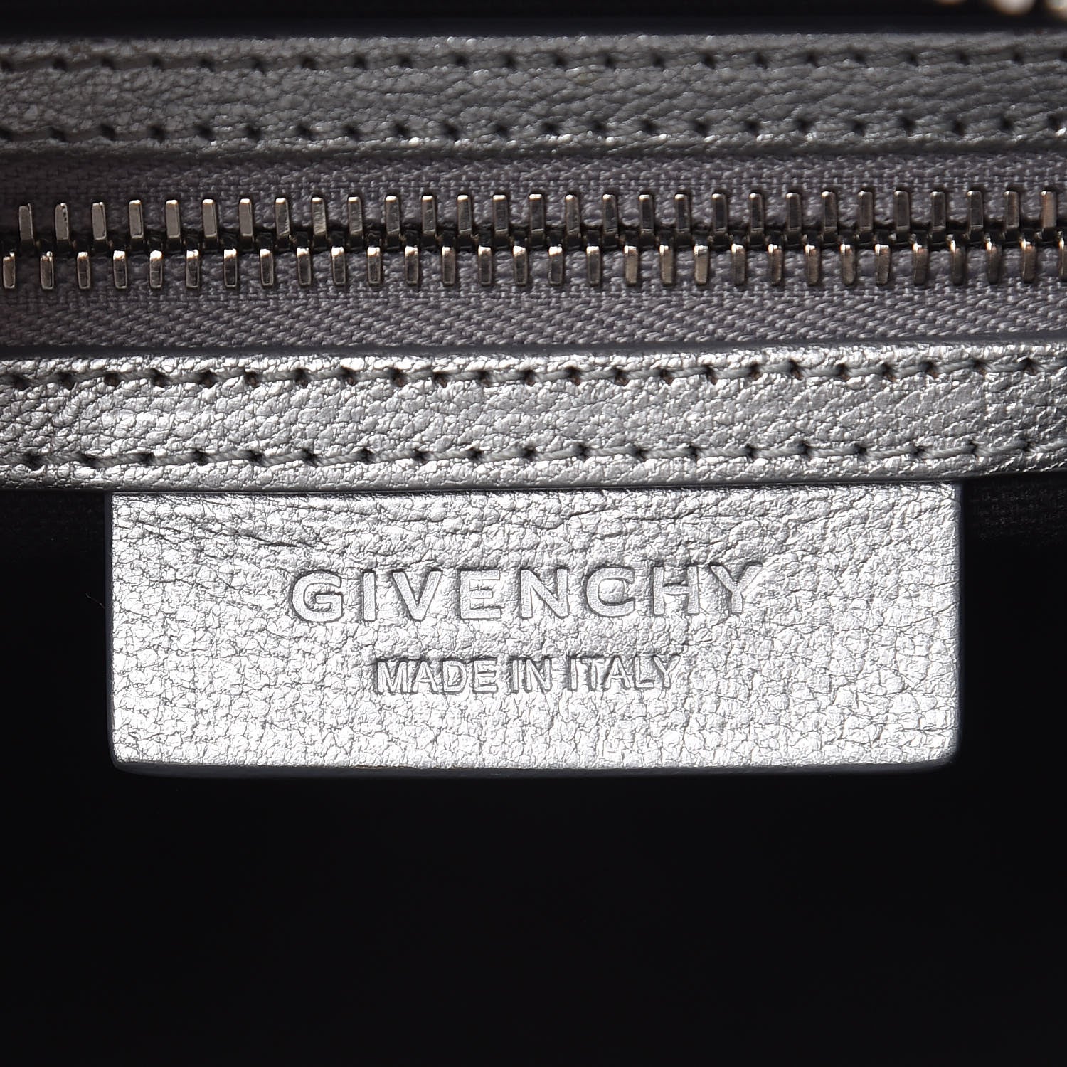 Givenchy Metallic Sugar Goatskin Mini Antigona Silver 6 of 13