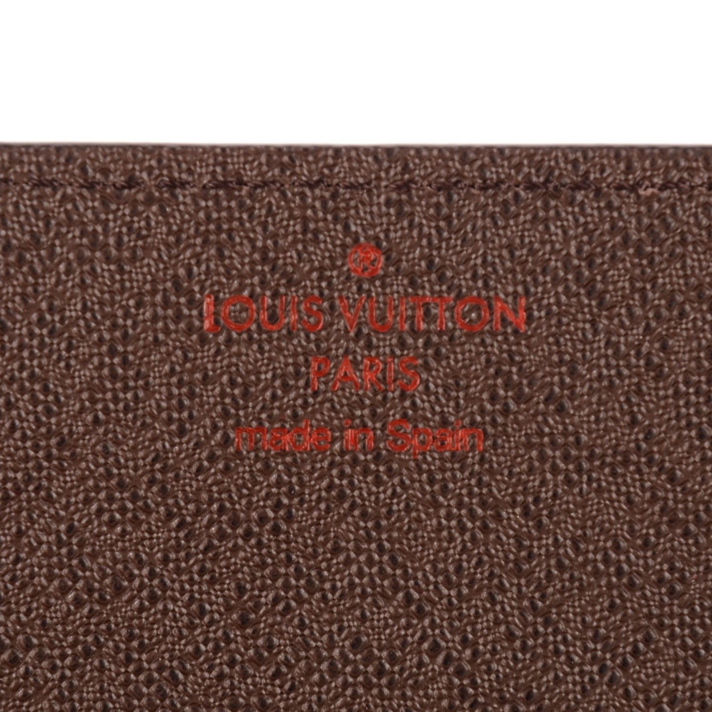 Damier Ebene Business Card Holder