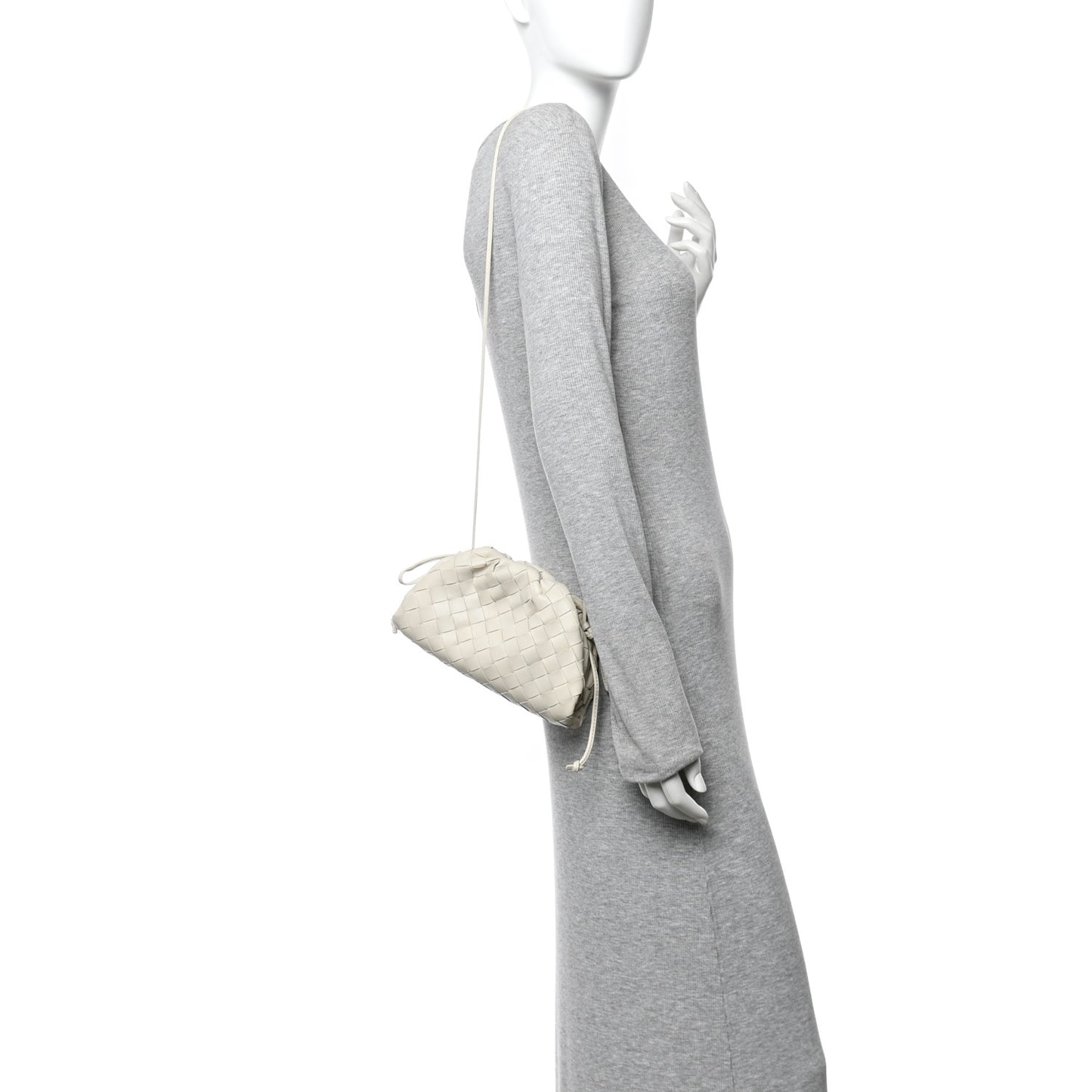 Nappa Intrecciato The Mini Pouch Chalk