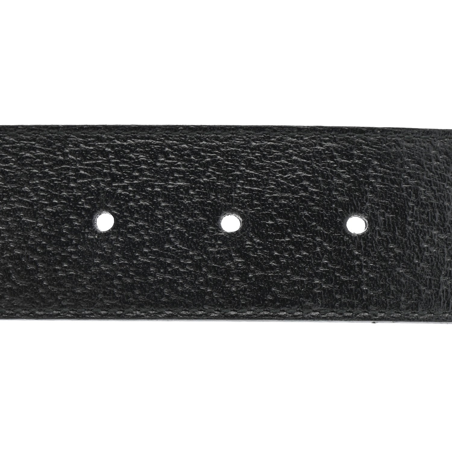 Gucci Textured Calfskin Double G 40mm Belt 95 38 Black 4 of 5