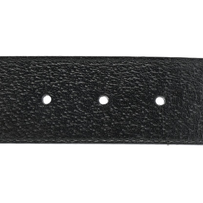 Gucci Textured Calfskin Double G 40mm Belt 95 38 Black 4 of 5