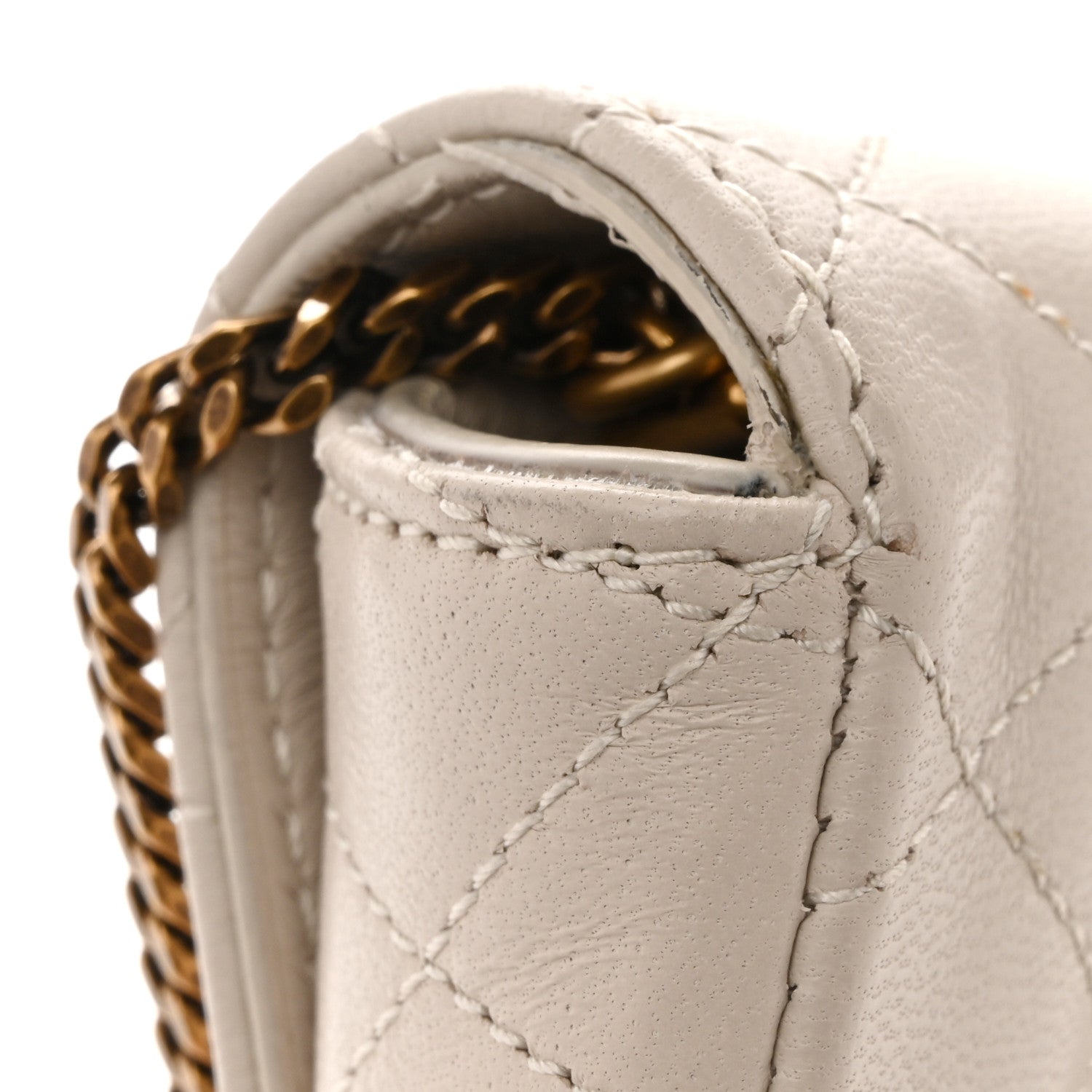 Saint Laurent Lambskin Quilted Gaby Phone Holder Crossbody Crema Soft 13 of 13