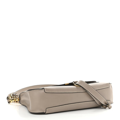 Chloe Calfskin Medium Marcie Saddle Shoulder Bag Motty Grey 4 of 11