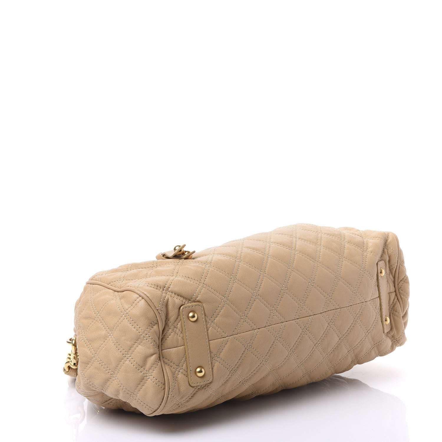 Marc Jacobs Calfskin Quilted Stam Beige 3 of 9