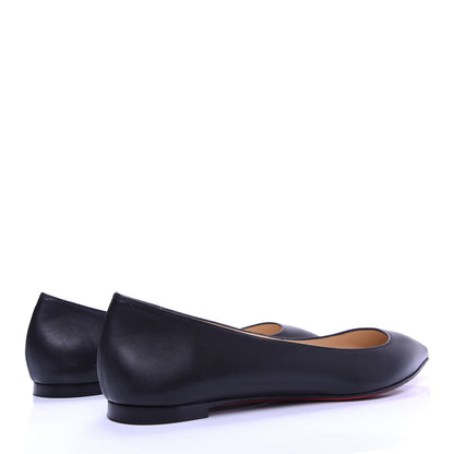 Christian Louboutin Shiny Nappa Ballalla Flats 37.5 Black 4 of 10