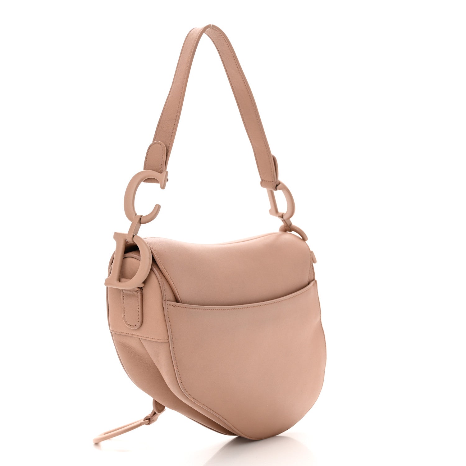 Christian Dior Ultra Matte Calfskin Saddle Bag Blush 3 of 12