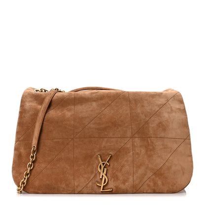 Saint Laurent Suede Matelasse Monogram Large Jamie 4.3 Snuff 1 of 10