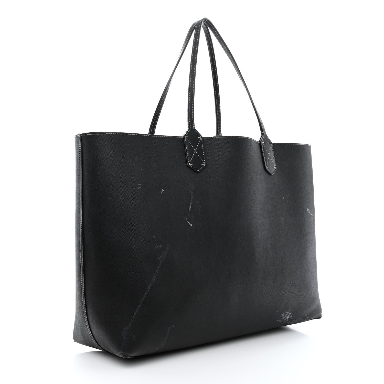 Gucci Calfskin GG Supreme Monogram Large Reversible Tote Black 11 of 24