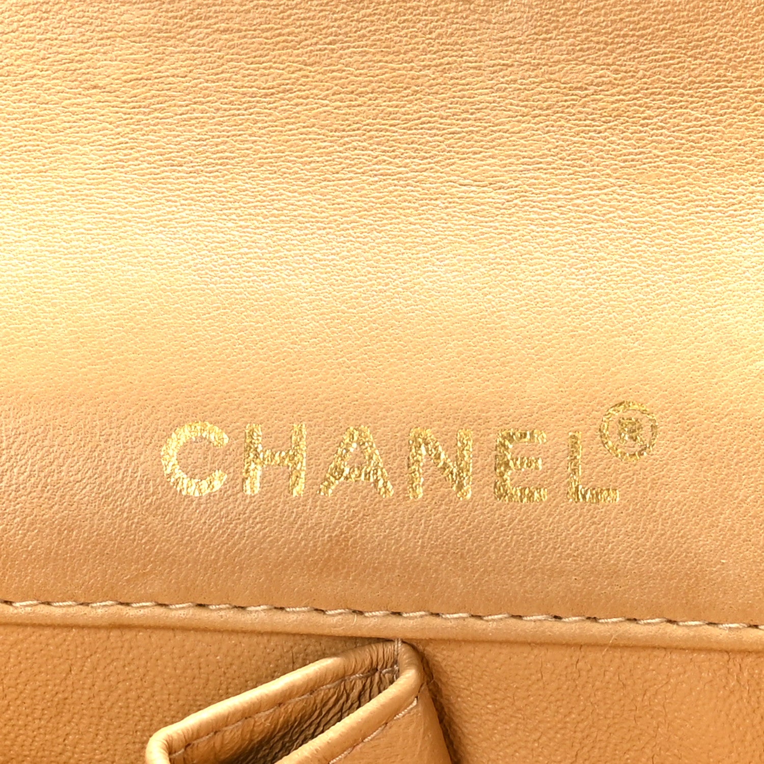 Chanel Lambskin East West Chocolate Bar Flap Beige 6 of 10