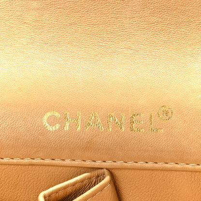 Chanel Lambskin East West Chocolate Bar Flap Beige 6 of 10
