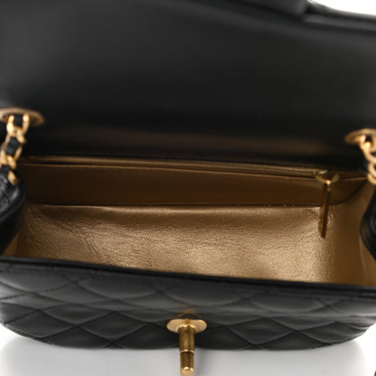 Chanel Lambskin Quilted Mini Pearl Crush Flap Black 5 of 11