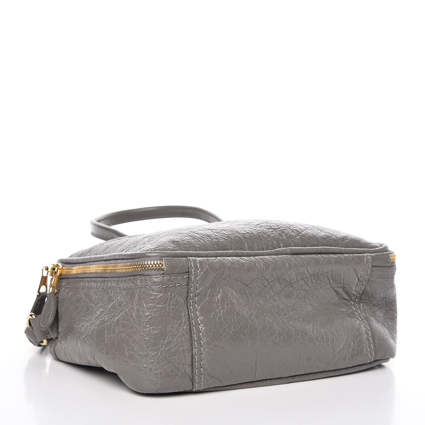 Agneau S Blanket Square Tote Gris Fumee
