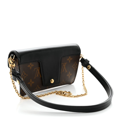 Louis Vuitton Monogram Padlock On Strap Black 4 of 9