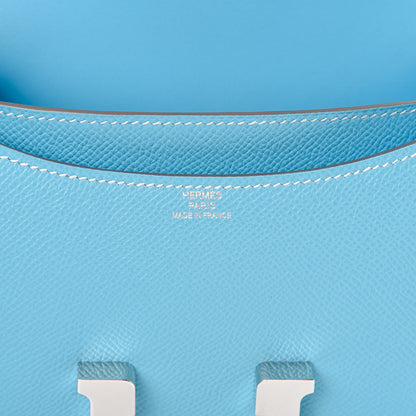 Hermes Epsom Constance 18 Celeste 5 of 11