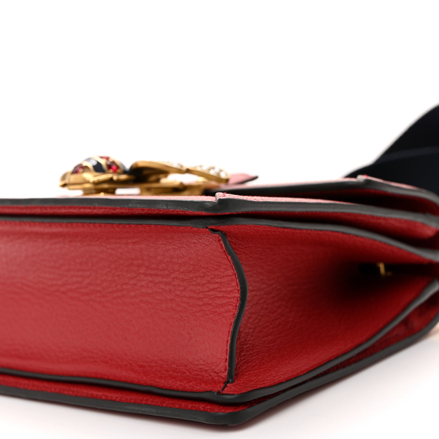 Gucci GG Supreme Monogram Small Queen Margaret Top Handle Bag Red 10 of 10