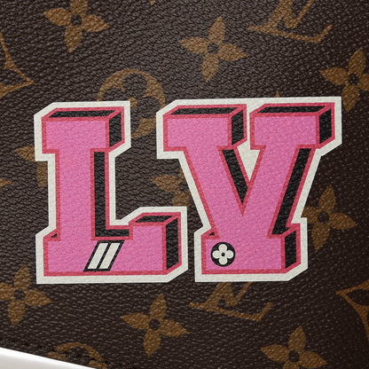 Louis Vuitton Monogram World Tour Neverfull MM GM Pochette 8 of 9