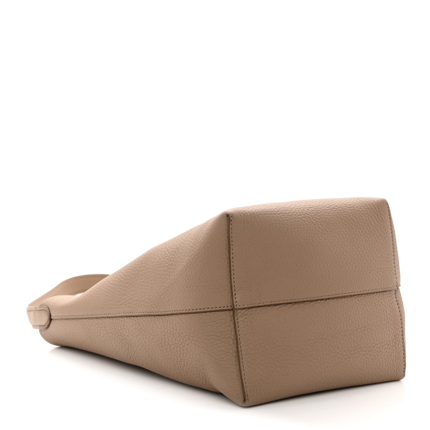 The Row Grained Calfskin Medium N/S Park Tote Dark Taupe 4 of 10