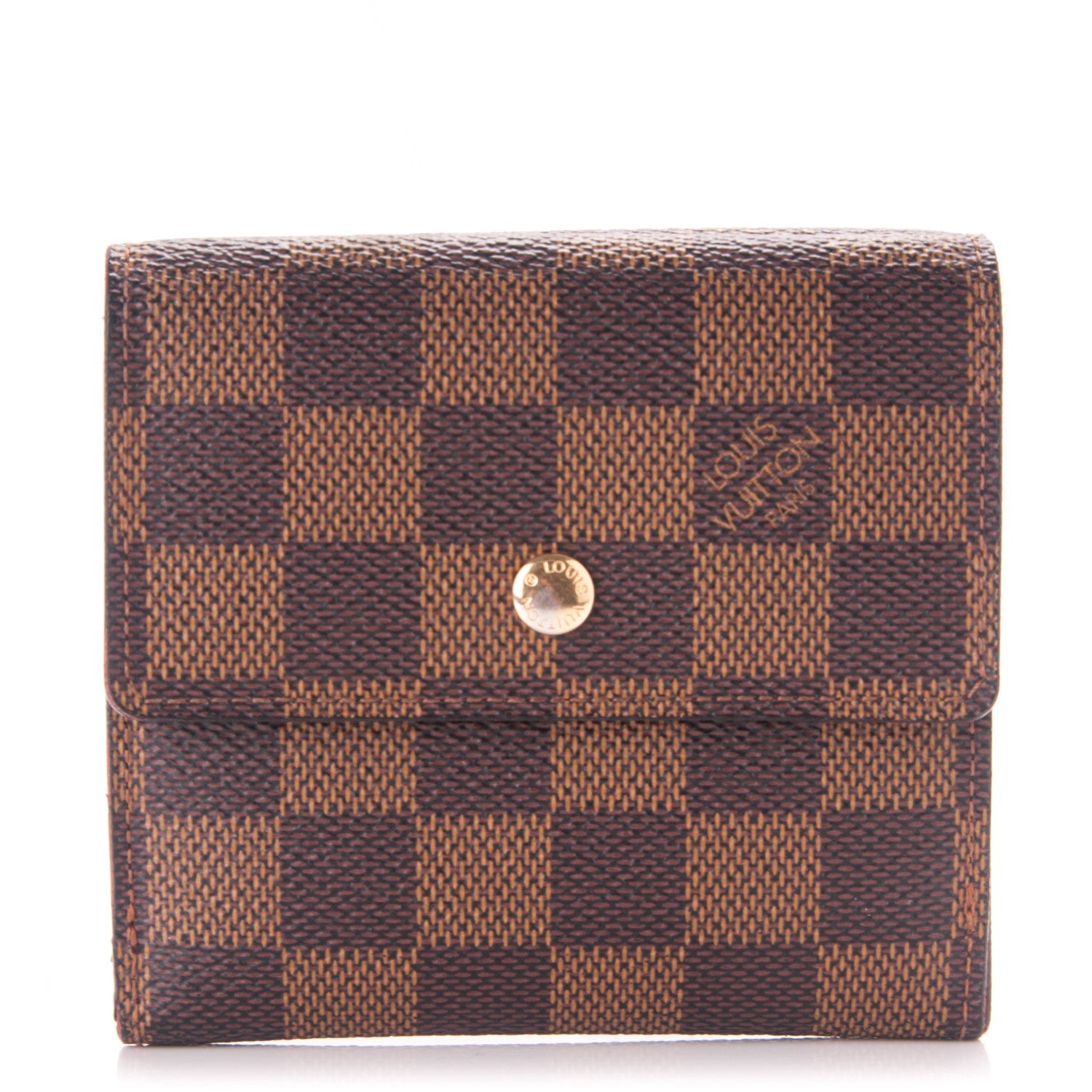 Louis Vuitton Damier Ebene Elise Wallet 1 of 6