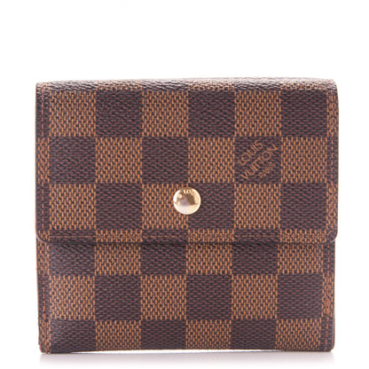 Louis Vuitton Damier Ebene Elise Wallet 1 of 6