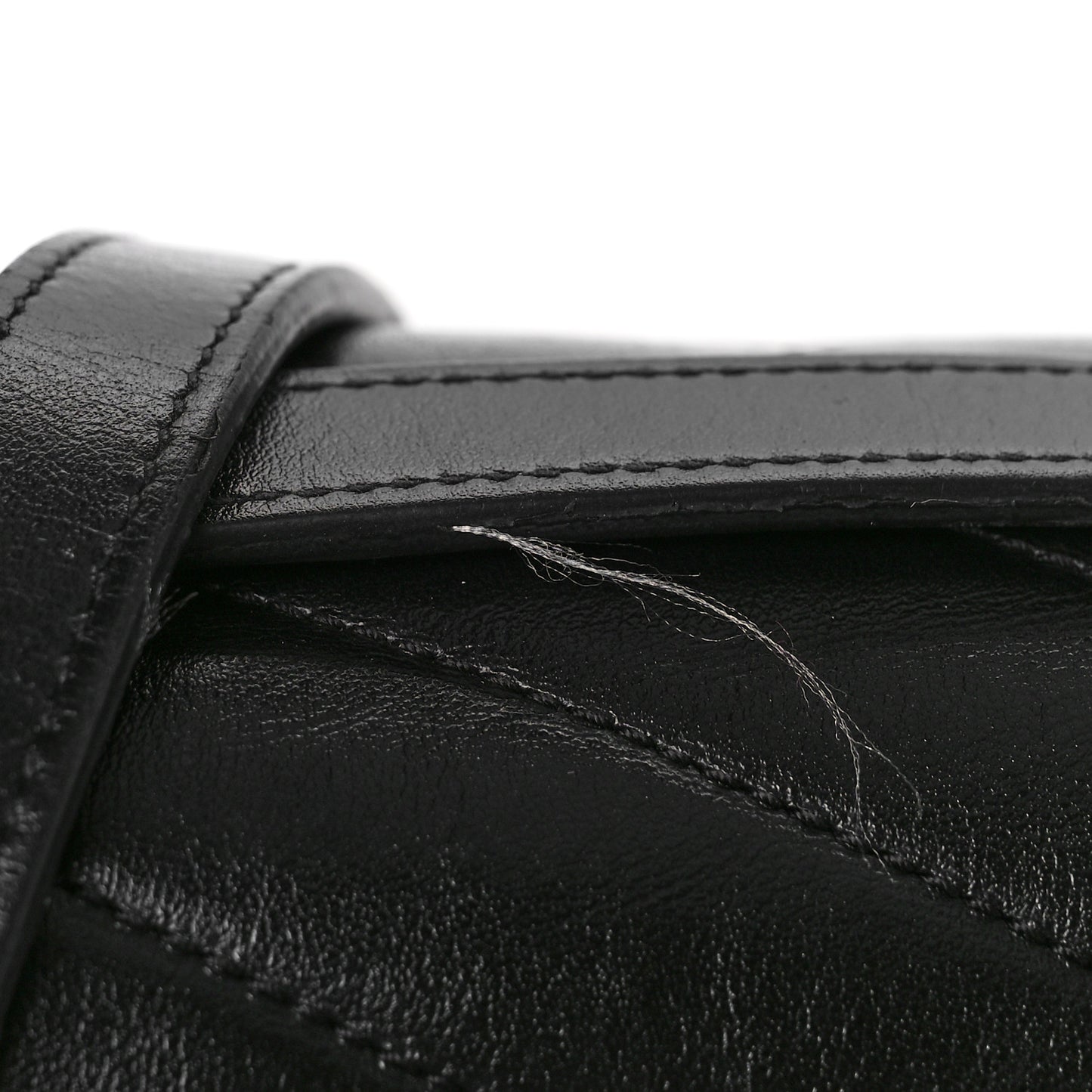 Calfskin Y Quilted Monogram Large Loulou Chain Satchel Black