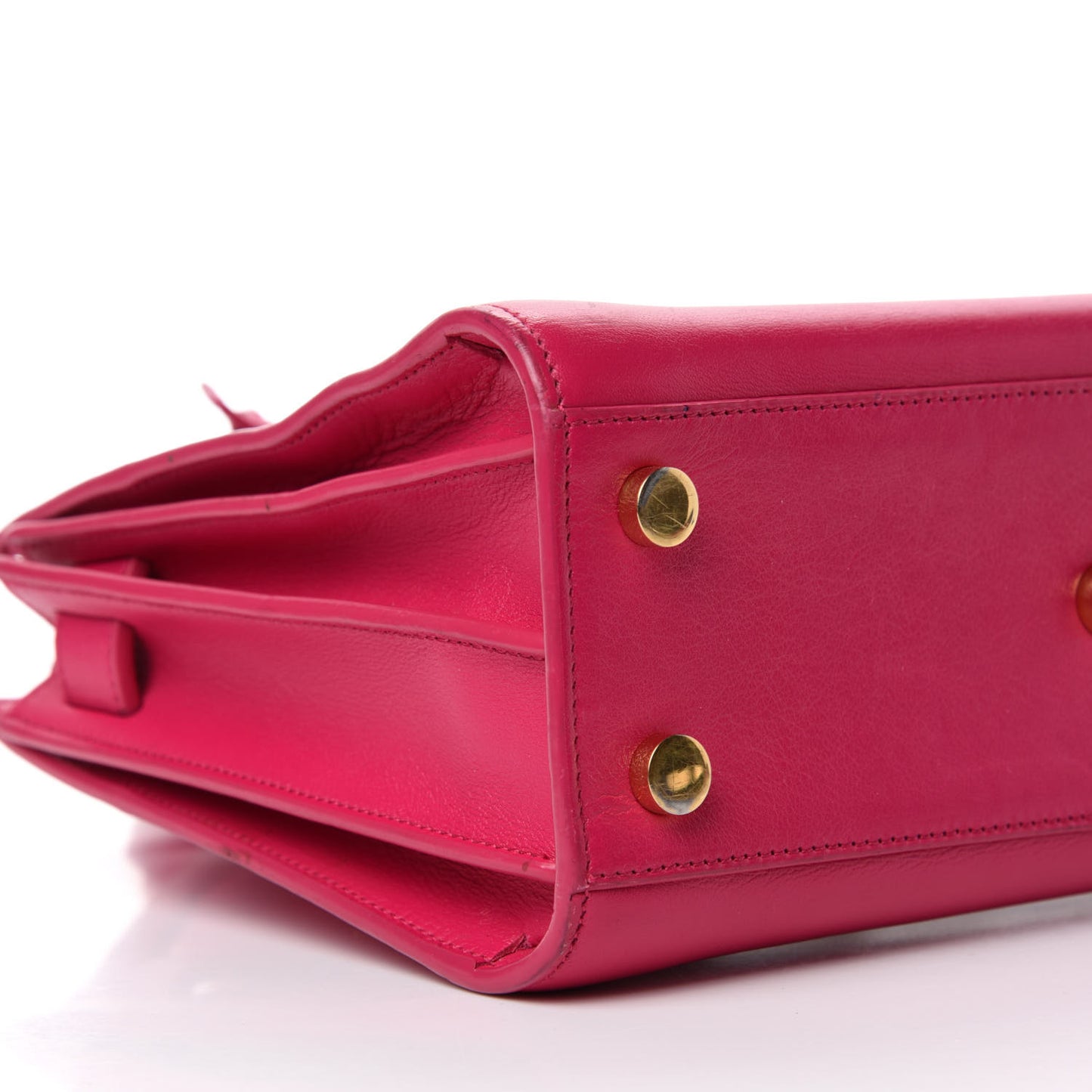 Calfskin Nano Sac De Jour Lipstick Fuchsia