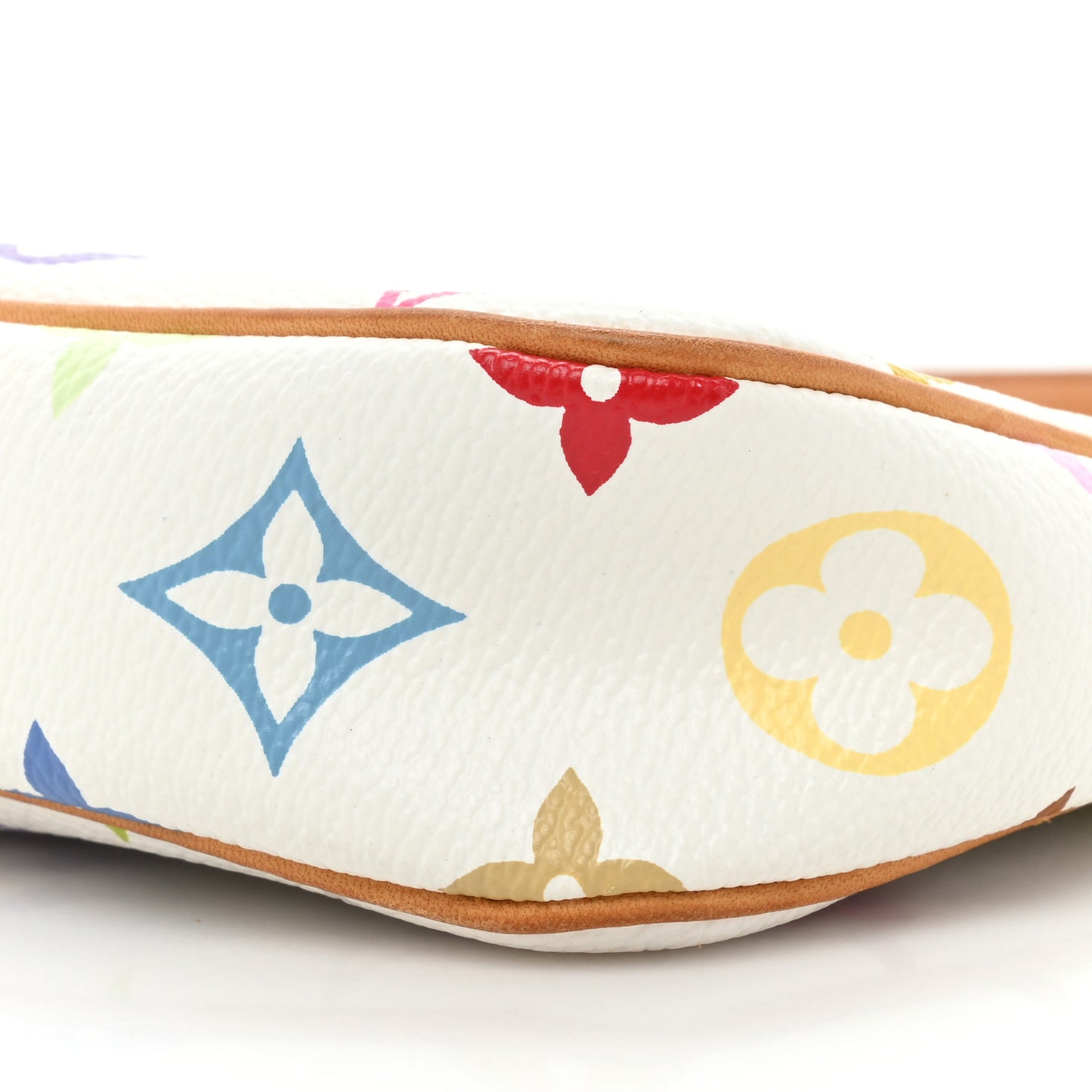 Monogram Multicolor Pochette Accessories White