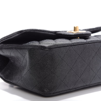 Chanel Caviar Quilted Mini Top Handle Rectangular Flap Black 6 of 9