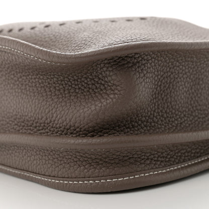Hermes Taurillon Clemence Evelyne III PM Etoupe 10 of 13