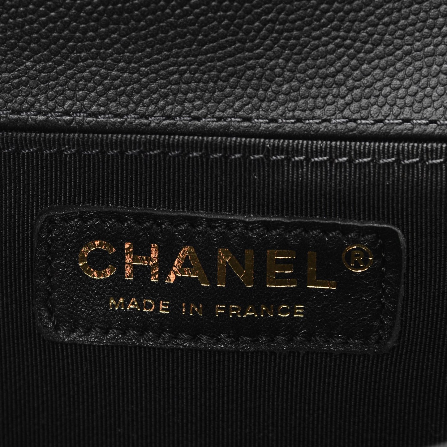 Caviar Quilted Medium Boy Flap Black