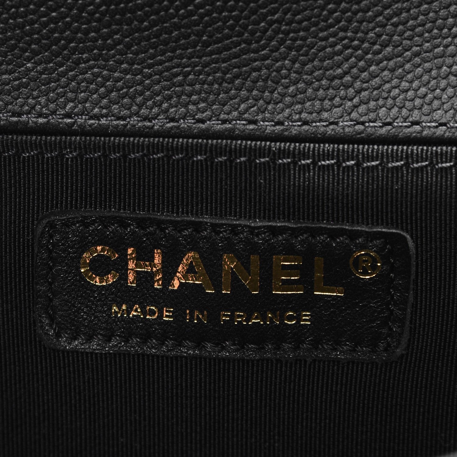 Chanel Caviar Quilted Medium Boy Flap Black 6 of 7