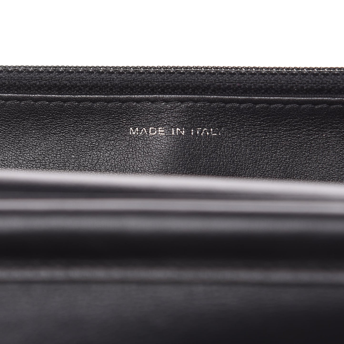 Lambskin Quilted Boy Wallet On Chain WOC Black